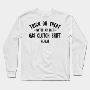 Trick or Treating for car people Long Sleeve T-Shirt